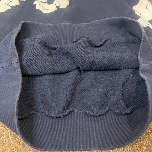 Denim Tears Men's hoodie navy blue - Picture 4 of 8